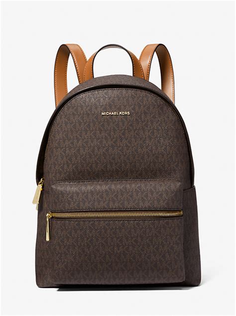 michael kors sally medium 2-in-1 logo and faux leather backpack|Sally Medium Saffiano Leather 2.